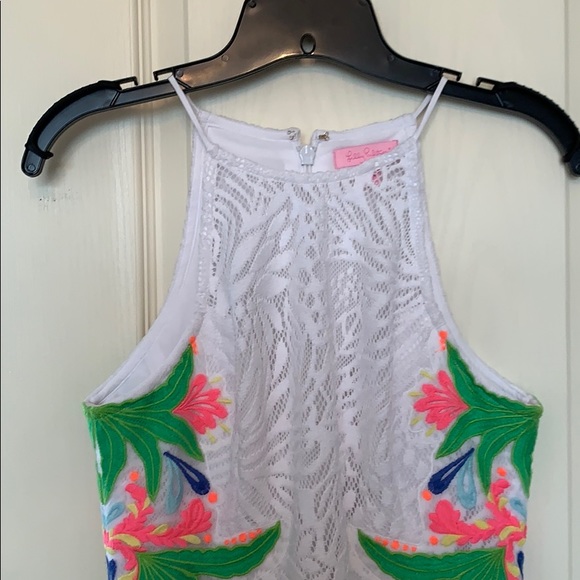 White tropical dress🌴🌺 - Picture 3 of 4